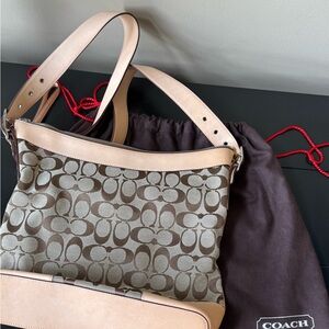 Coach Tan and Brown Women's Bag